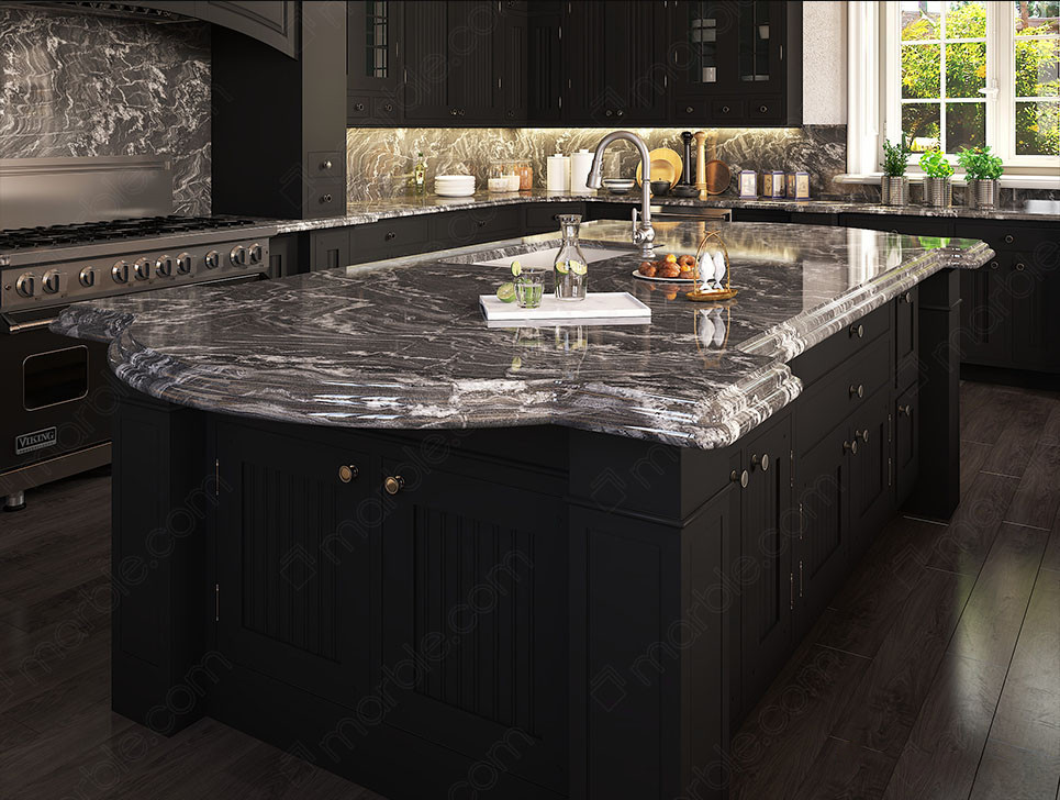 Dark Marble Kitchen Countertops Things In The Kitchen